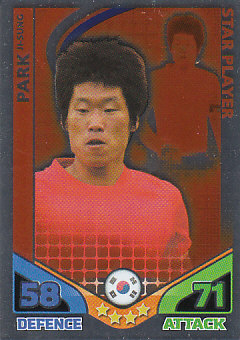 Park Ji-Sung South Korea 2010 World Cup Match Attax Star Player #161